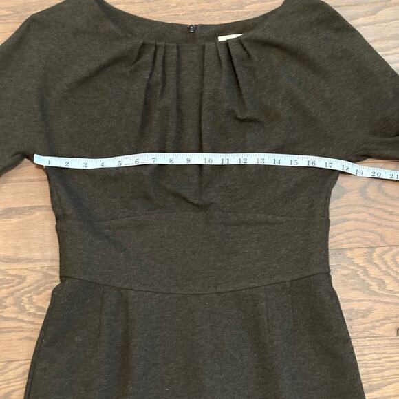 Trina Turk Classic Charcoal Sarafina Ponte Shift Dress Size 10 - Picture 12 of 13